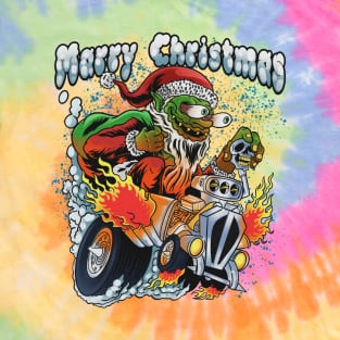 Marry Christmas santa monster fink T-Shirt