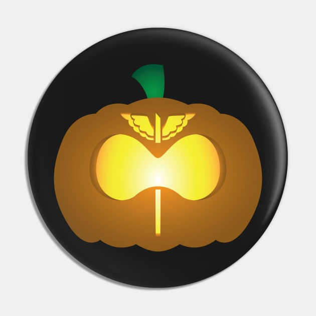 Akaranger Jack-O-Lantern Pin by Rodimus13