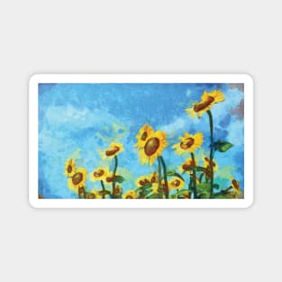 Sunflowers Magnet