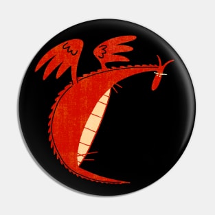 Fiery Fierce Dragon Pin