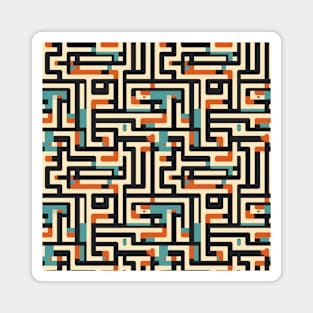 Maze of Dreams: Pastel Labyrinth Journey Magnet