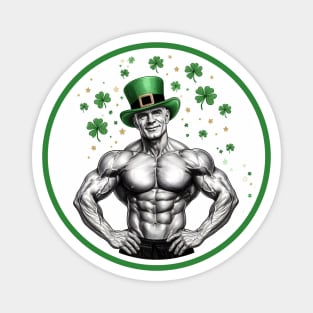 Saint Patrick´s Day Muscle Dad Magnet