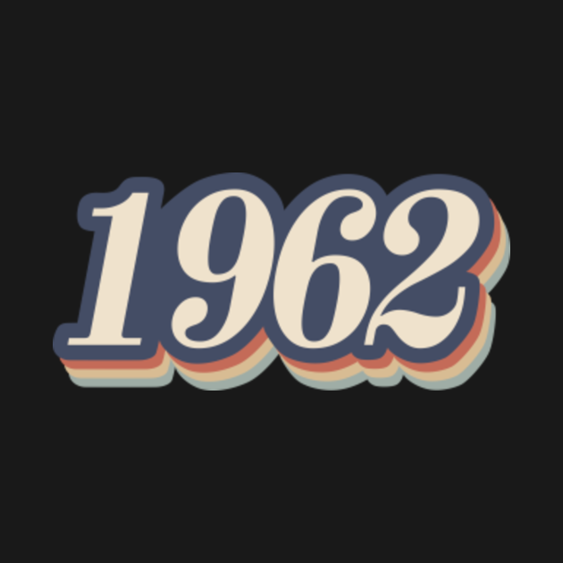 Retro Year of Birth 1962 Birthday - Birthday 1962 - Crewneck Sweatshirt ...