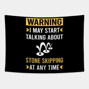 Warning Stone Skipping Stones Rock Rocks Skimming Tapestry