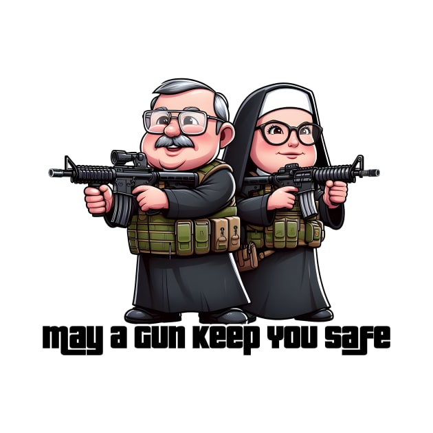 Gun Bless You by Rawlifegraphic