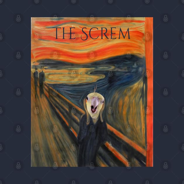 The Screm - cockatiel Munch by FandomizedRose
