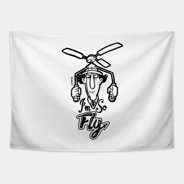 Inspector Gadget I'm So Fly Tapestry by sketchnkustom