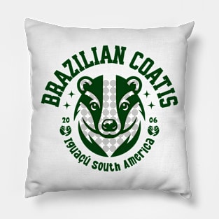 The coatis from Iguacu, Brazil Pillow