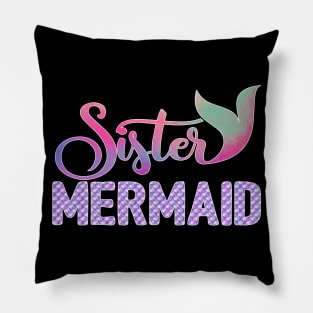 Sister Mermaid Pillow