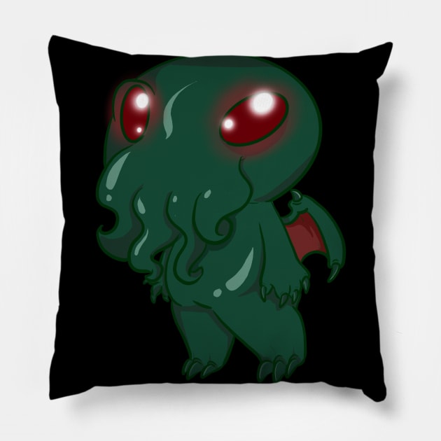 Baby Cthulhu Pillow by Az