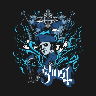 Ghost Retro Navy T-Shirt