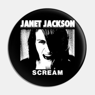 Janet Jackson Scream Pin