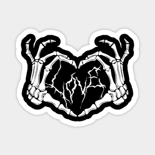 Love Skeleton Hands Magnet