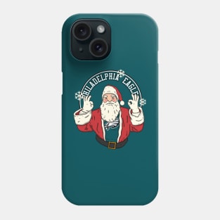 Santa Claus Loves Philadelphia Eagles Phone Case