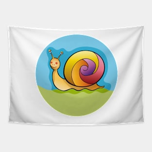 Colorful Snail Tapestry