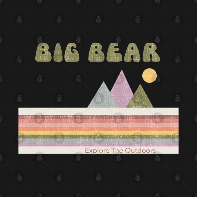 Big Bear Explore the outdoors rainbow by Morrissey OC