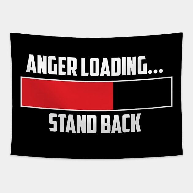 Anger Loading... Tapestry by NobleTeeShop