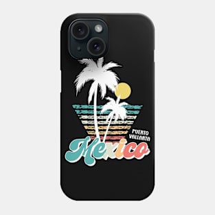 Retro Puerto Vallarta Mexico Puerto Vallarta Beach Phone Case