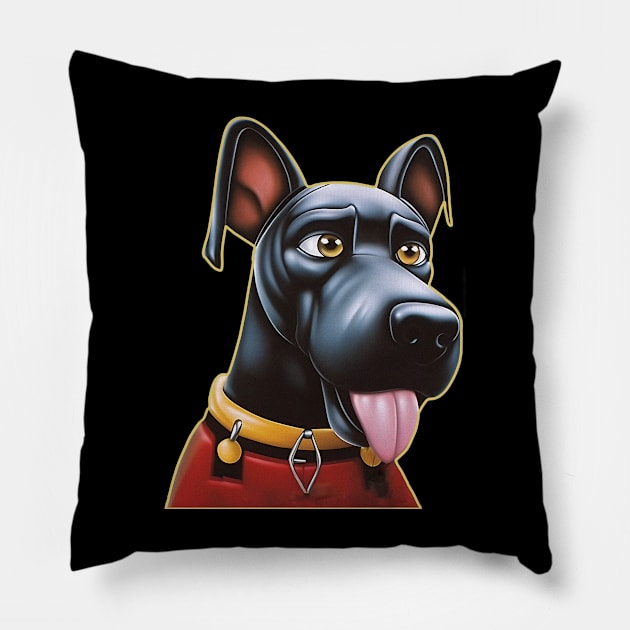 Cute dog Pillow by KOTYA