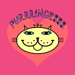 PURRRincess - sunny yellow T-Shirt