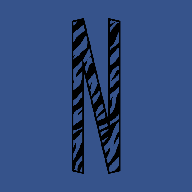 Alphabet N for News by AxmiStore