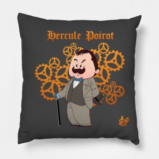 hercule poirot Pillow