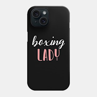 boxing lady - boxing girl Phone Case