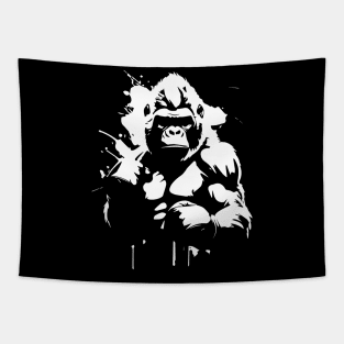 gorilla boxing Tapestry