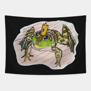 Bullfrog Prince Tapestry