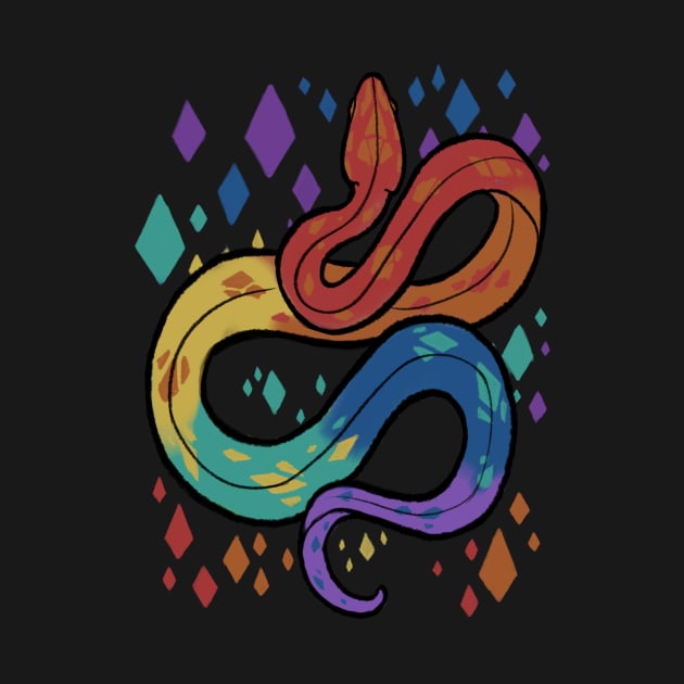 Gay Pride Snake by Eugenex