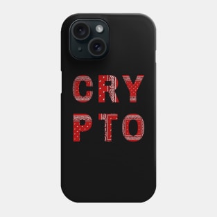 Red Crypto Phone Case