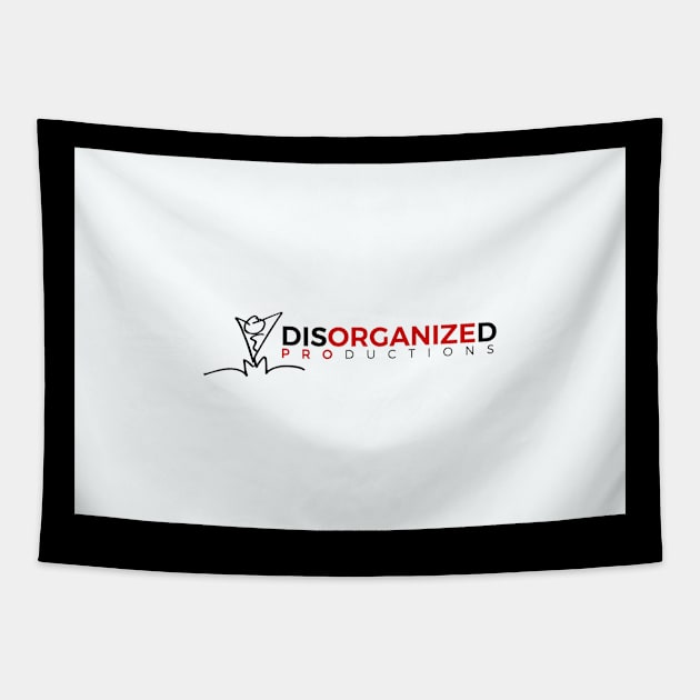 Disorganized Productions logo Tapestry by Disorganized Shop