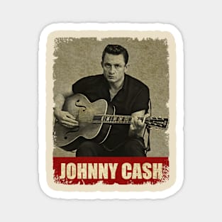 Johnny Cash - NEW RETRO STYLE Magnet