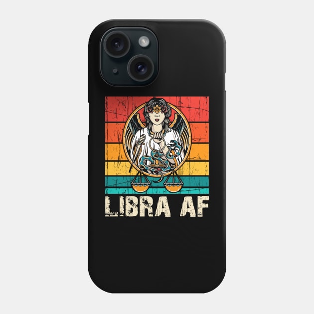 Libra Zodiac Sign horoscope astrology Phone Case by Xonmau