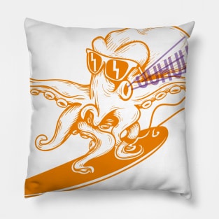 Eight Arm Surfer Pillow