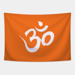 Spiritual Awakening Om Yoga Symbol Tapestry