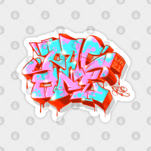 Pac One Squidge Magnet by trev4000