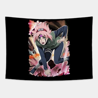 SAKURA HARUNO MERCH VTG Tapestry