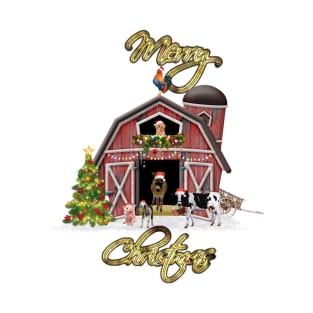 Christmas On The Farm T-Shirt