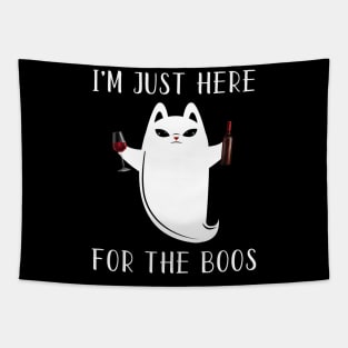 I'M JUST HERE FOR THE BOOS Tapestry