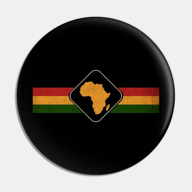 Africa Ras Pin by CTShirts