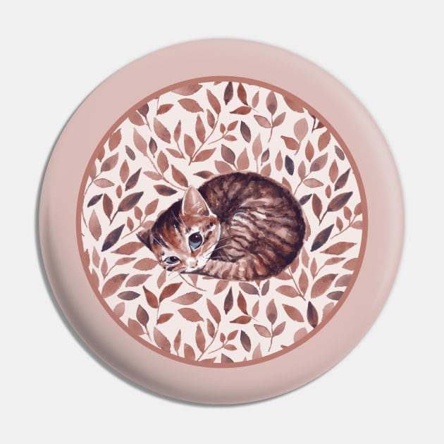 Sleepy cat Pin by Gribanessa