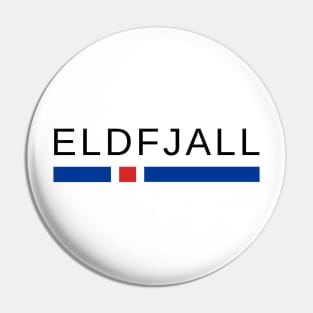 Eldfjall Iceland Pin