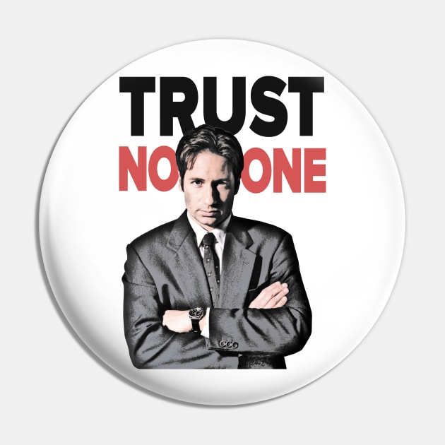 The X-Files - Fox Mulder Trust No One Pin by AllThingsNerdy