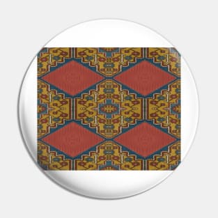 turkish kilim , navajo , aztec Pin