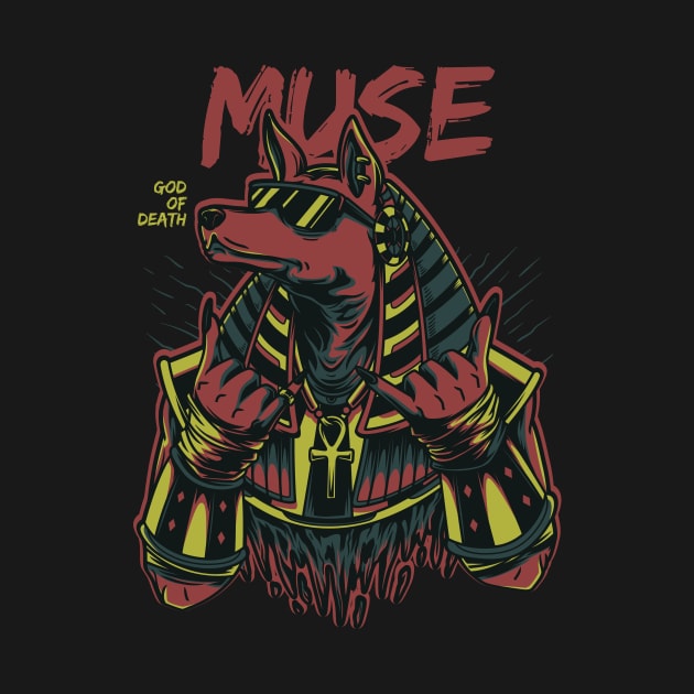 Dog Anubis Muse Band by Pantat Kering