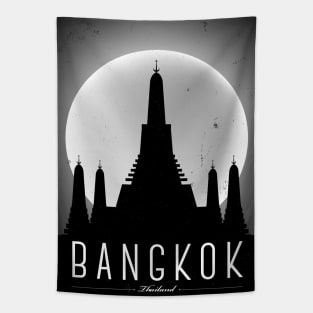 Bangkok Poster Design Tapestry