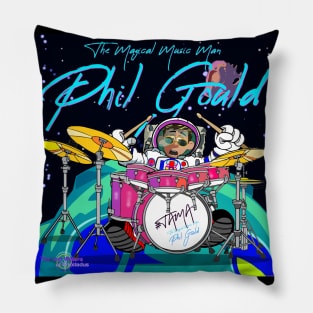 Tiny Phil Space Drummer Pillow