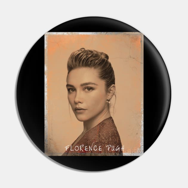 Vintage Florence Pugh Pin by Ihkwan Art