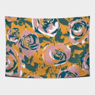 Fall Roses - limited color challenge Tapestry